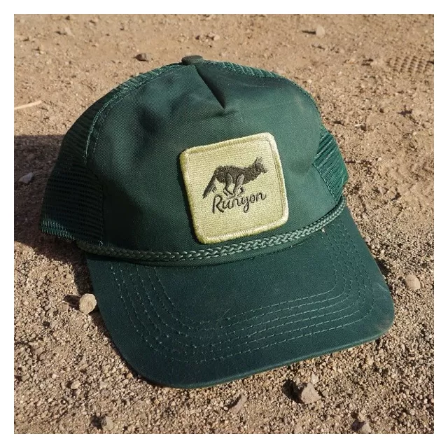 Runyon Canyon Apparel Green Forester Terry Sweatband Vintage Trucker Hat