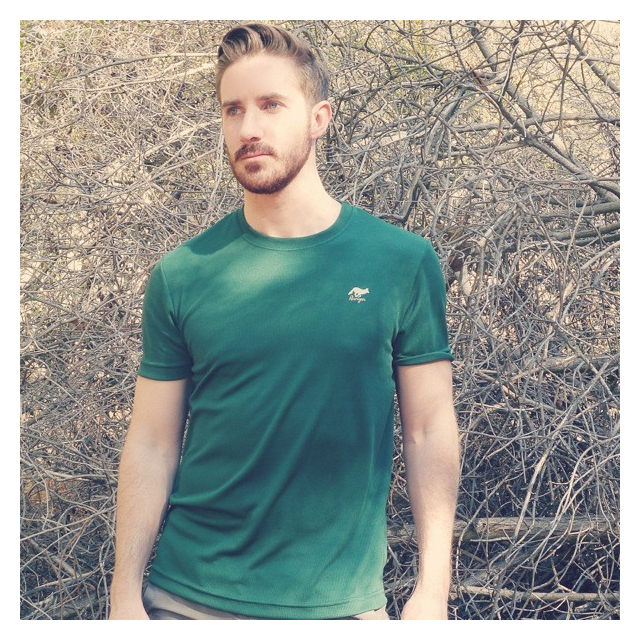 Runyon Men's Forest Green Performance Trail Shirt by Runyon Canyon Apparel