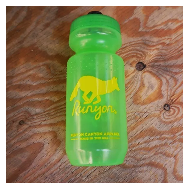 Runyon Canyon Apparel Clover Lime Water Bottle Made In USA