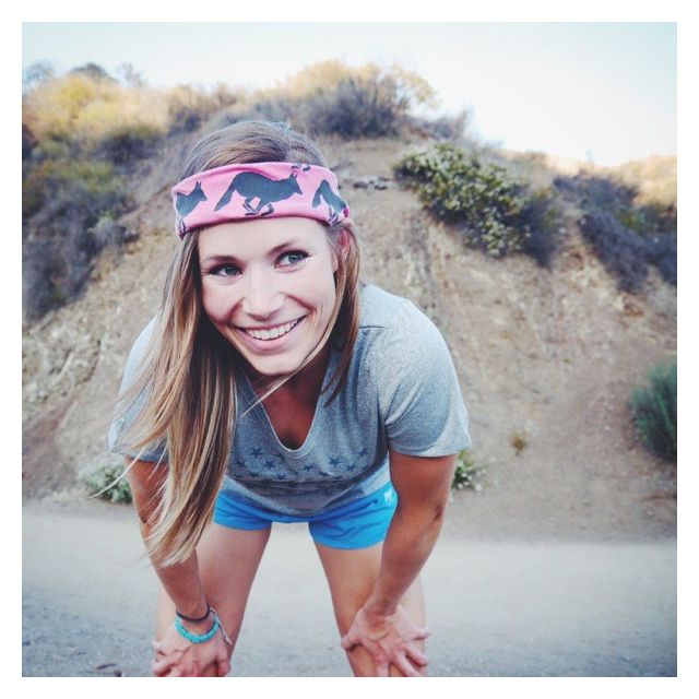 Runyon Canyon Apparel Hot Pink Charcoal Bandana great for Running, Hiking, Trails, Outdoor Fitness Made In USA