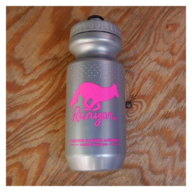 Runyon Canyon Apparel Hot Pink Steel Water Bottle Made In USA