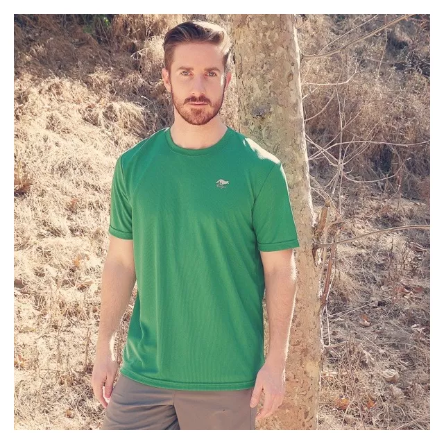 Runyon Men's Green Clover Trail Shirt Hiking Running Made In USA