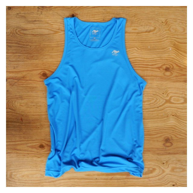 Runyon Canyon Apparel Mens Amazing Blue Yoga Singlet (Made In The USA)