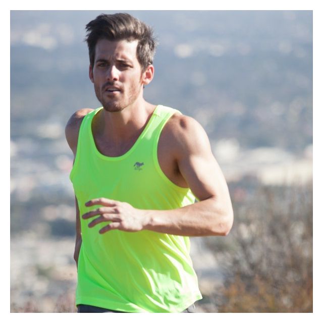 Runyon Canyon Apparel Mens Neon Yellow Ultra Tank Made In The USA