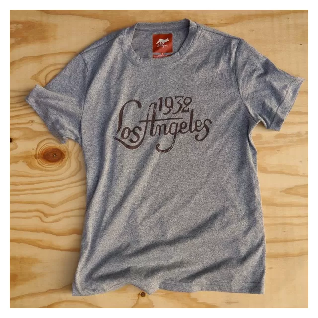 Runyon Canyon Apparel Mens Signature 1932 Los Angeles Games Performance Shirt Made In USA