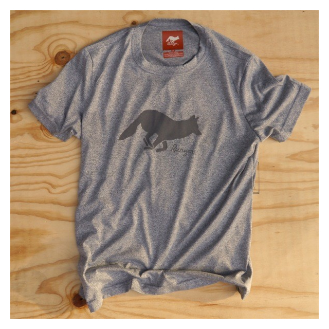 Runyon Canyon Apparrel Mens Signature Performance Shirt Charcoal Heather Grey Made In USA
