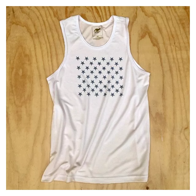 Runyon Canyon Apparel Mens Signature Striped Star Performance Shirt Made In USA Runyon Canyon Apparel Mens Signature Striped Star Performance Shirt Made In USA