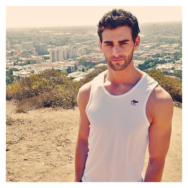 Runyon Men's White Performance Power Tank