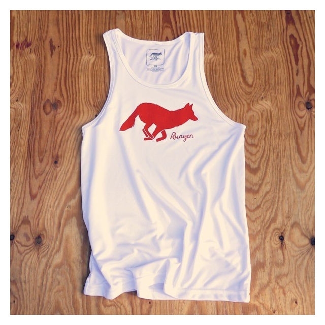 Runyon Canyon Apparel Men's Signature Logo White Performance Tank