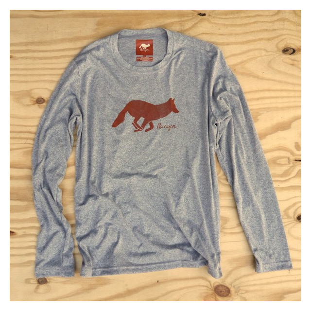 Runyon Canyon Apparel Mens Rusty Orange Long Performance Trail Shirt Made In USA