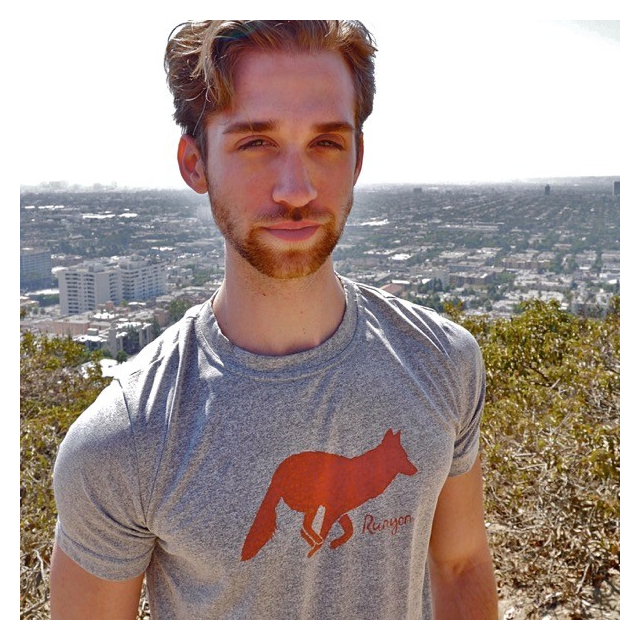 Runyon Canyon Apparel Men's Signature Hunter Orange Performance Running Shirt