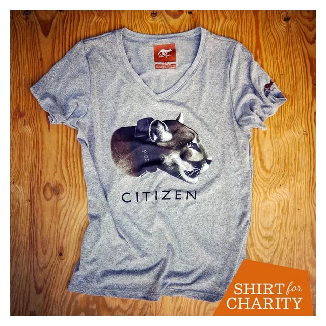 Runyon Canyon Apparel P-22 Citizen For Los Angeles Wildlife Charity Shirt