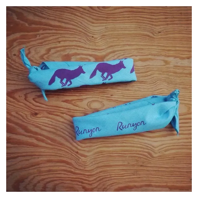 Runyon Canyon Apparel Purple Turquoise Bandana Made In USA