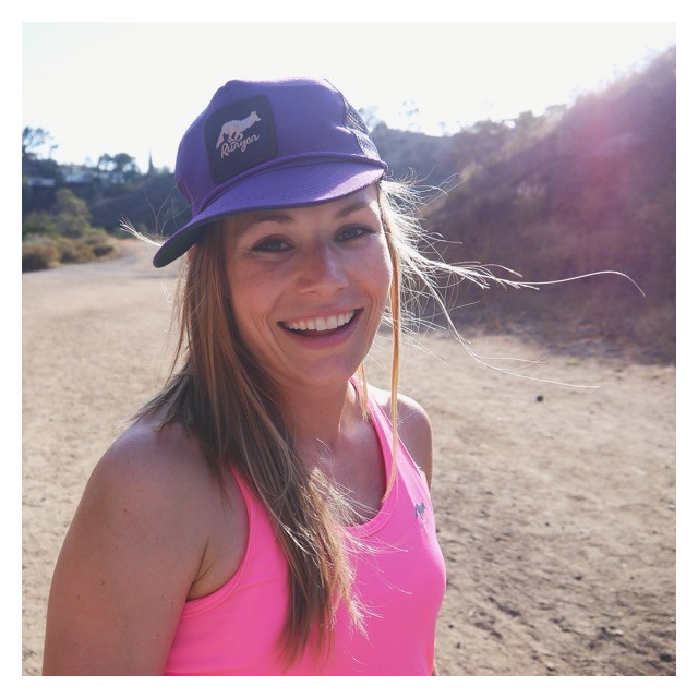 Runyon Canyon Apparel Purple Vintage Trucker Hat Made In USA