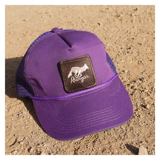 Runyon Canyon Apparel Purple Woods Vintage Sweatband Trucker Hat