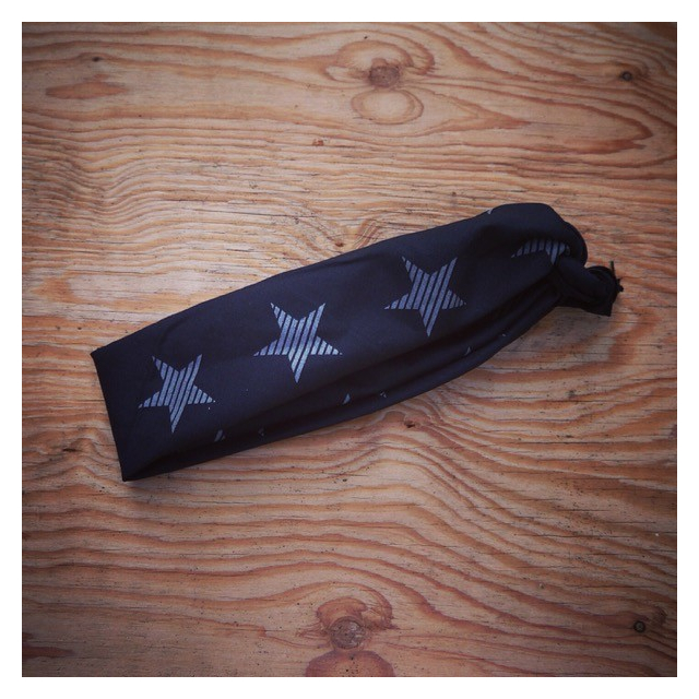 Runyon Canyon Apparel 1984 Striped Star Reflective Ninja Bandana