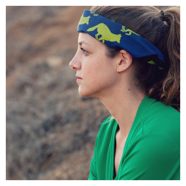 Runyon Navy Neon Yellow Signature Bandana American Made In The USA Runyon Navy Neon Yellow Signature Bandana American Made In The USA