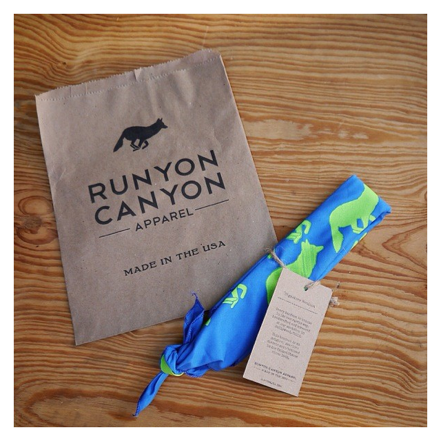 Runyon Canyon Apparel Signature Rad Royal Neon Bandana Made In USA