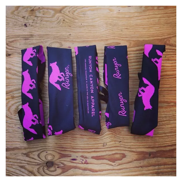 Runyon Canyon Apparel Totally Hot Pink Ninja Bandana Made In USA Runyon Canyon Apparel Totally Hot Pink Ninja Bandana Made In USA