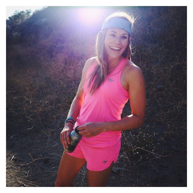 Runyon Canyon Apparel Womens Hot Pink Yoga Tank Made In USA