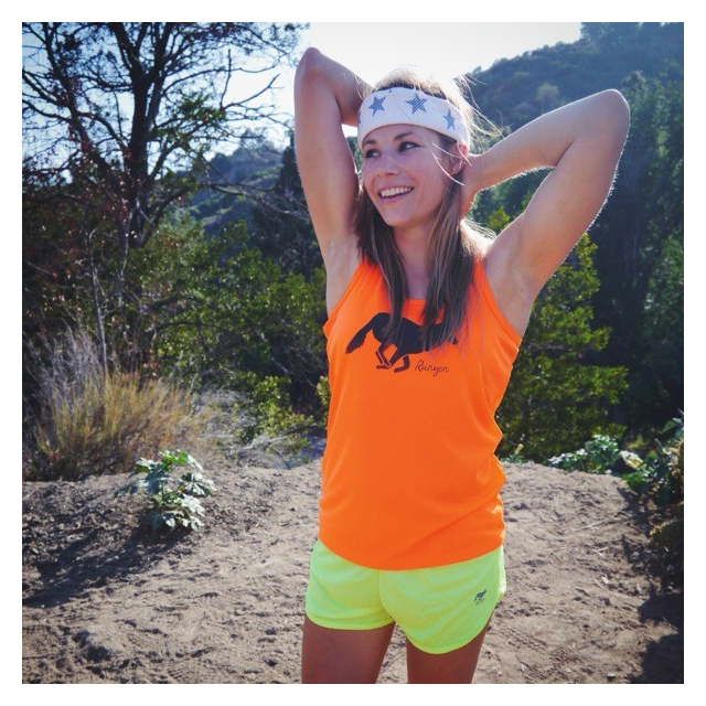 Runyon Canyon Apparel Womens Neon Basic Training Running Shorts - Made In USA