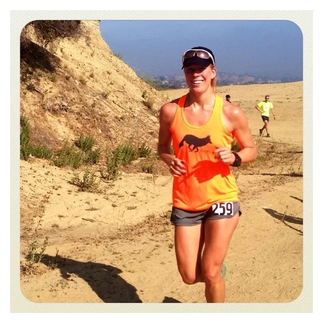 Runyon Canyon Apparel Womens Signature Neon Orange Yoga Tank Made In USA