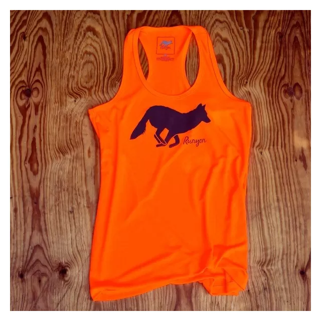 Runyon Canyon Apparel Women's Neon Orange Yoga Tank
