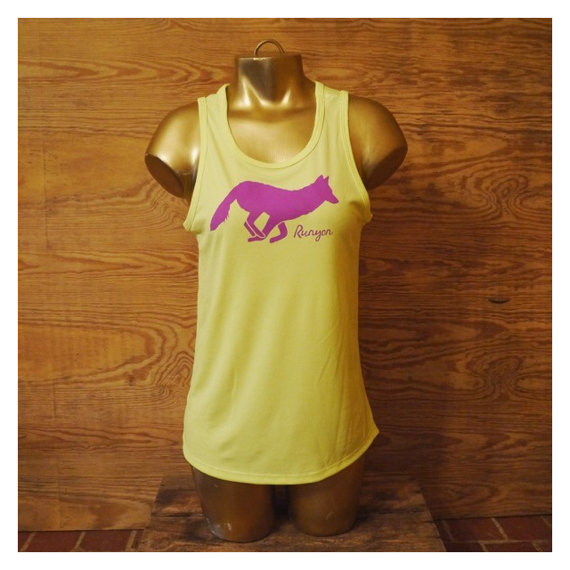 Runyon Canyon Apaprel Womens Hot Purple Neon Fitness Tank Made In USA