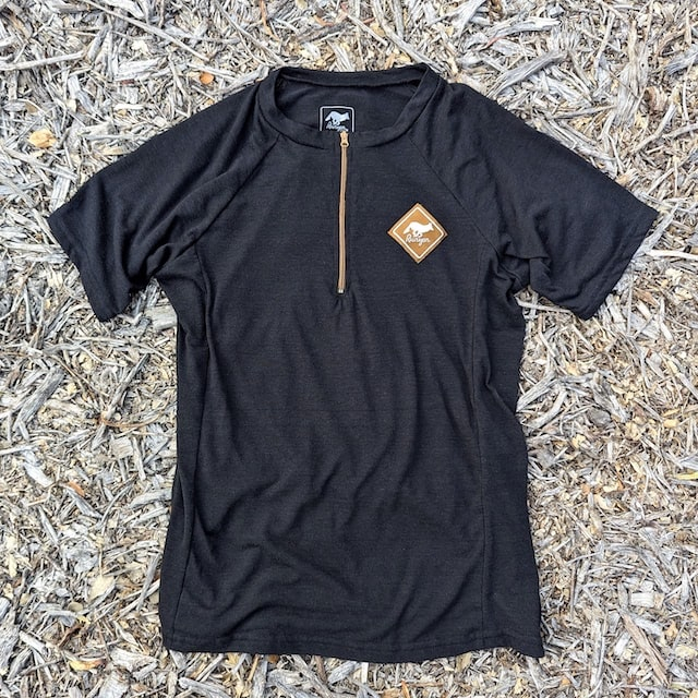 Runyon Men's American Made In USA Classic Cycling Jersey - Black