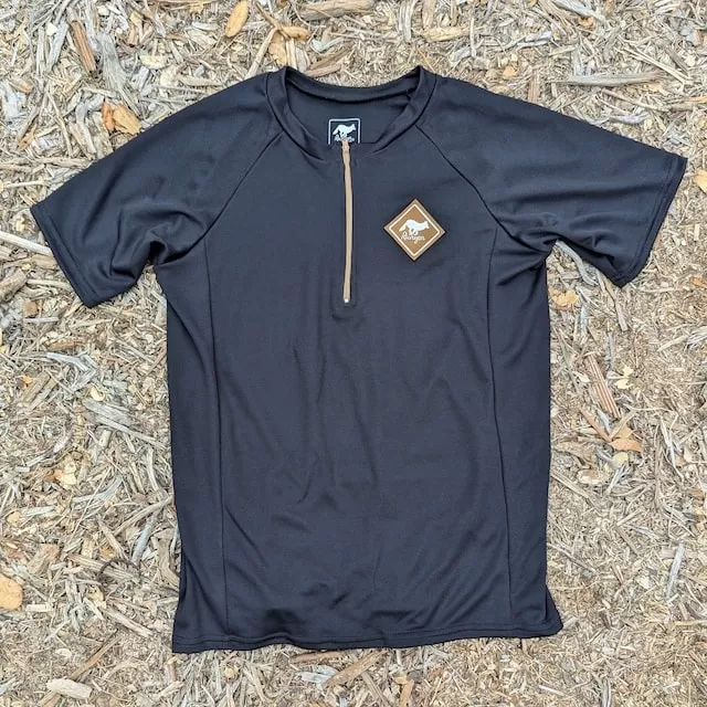 Runyon Men's American Made In USA Classic Cycling Jersey - Black