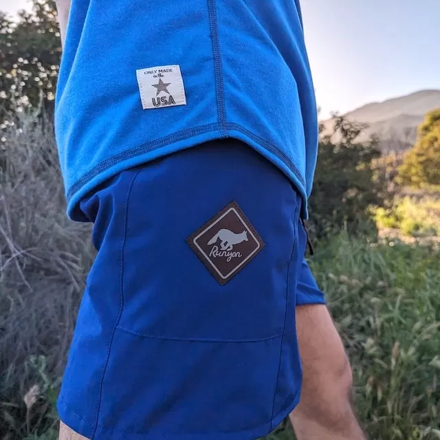Runyon TrailStash 5" Gravel Short 2.0 Shell - Royal Blue