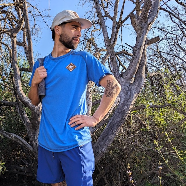 Runyon TrailStash 5" Gravel Short 2.0 Shell - Royal Blue