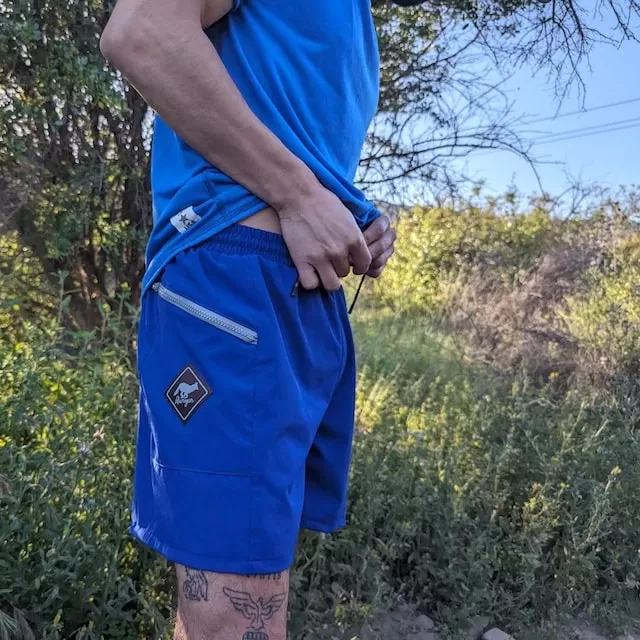 Runyon TrailStash 5" Gravel Short 2.0 Shell - Royal Blue