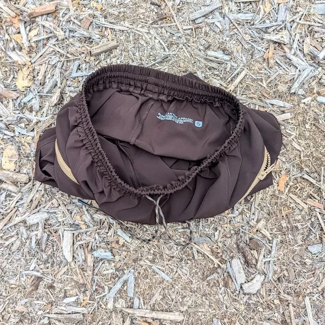 Runyon 9" TrailStash Gravel Cycling Short great for Trail Running, Hiking, Fitness Outdoors Brown