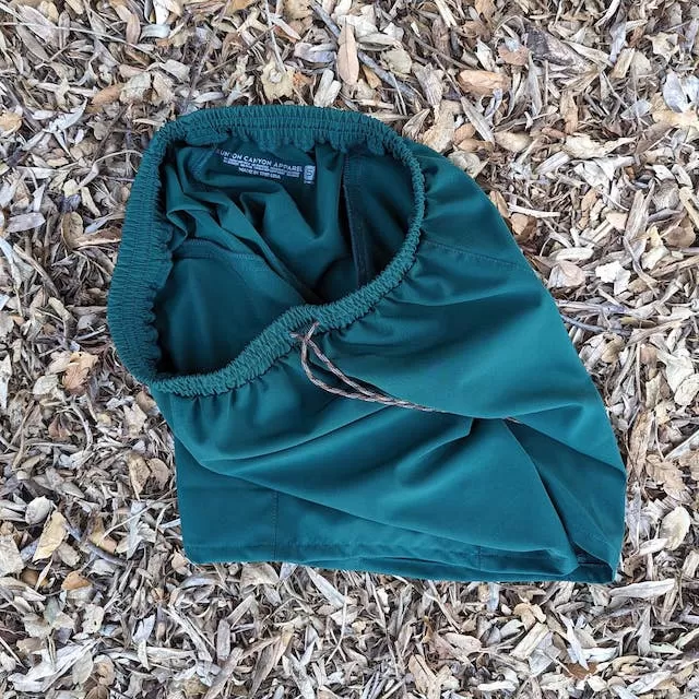 Runyon TrailStash 5" Gravel Short 2.0 Shell - Hunter Green