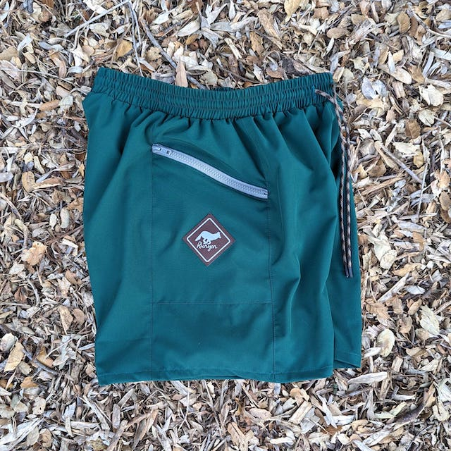 Runyon TrailStash 5" Gravel Short 2.0 Shell - Hunter Green