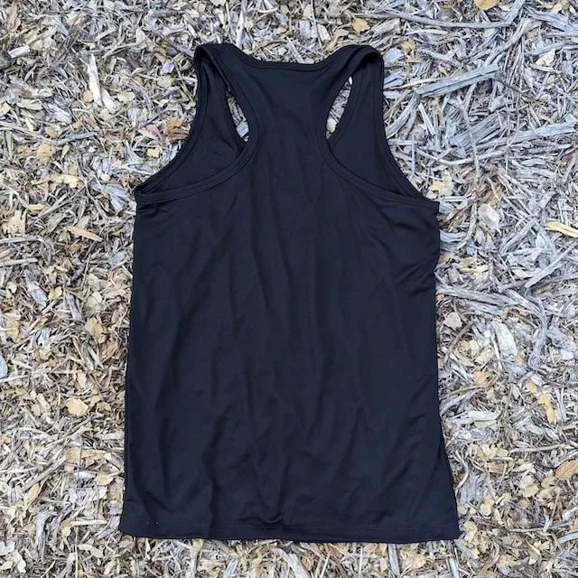 Runyon Men's Black Racerback Fitness Tank Top - Running, Workout, Gym Singlet - Made In The USARunyon Men's Black Racerback Fitness Tank Top - Running, Workout, Gym Singlet - Made In The USA