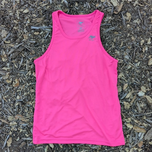 Runyon Men's Hot Pink Training Tank Top Running Singlet Gym Workout Outdoors