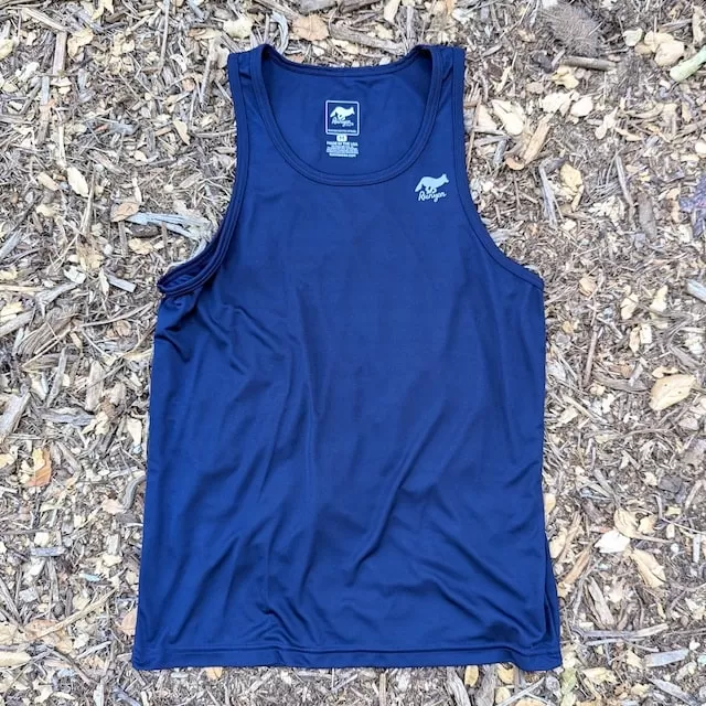 Runyon Men's Navy Blue Training Tank Top Running Singlet Gym Workout Outdoors Runyon Men's Navy Blue Training Tank Top Running Singlet Gym Workout Outdoors