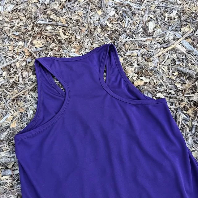 Runyon Men's Purple Racerback Fitness Tank Top - Running, Workout, Gym Singlet - Made In The USA