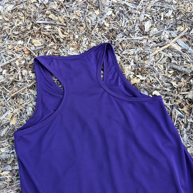 Runyon Men's Purple Racerback Fitness Tank Top - Running, Workout, Gym Singlet - Made In The USA