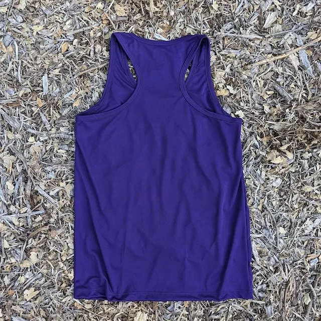 Runyon Men's Purple Racerback Fitness Tank Top - Running, Workout, Gym Singlet - Made In The USA