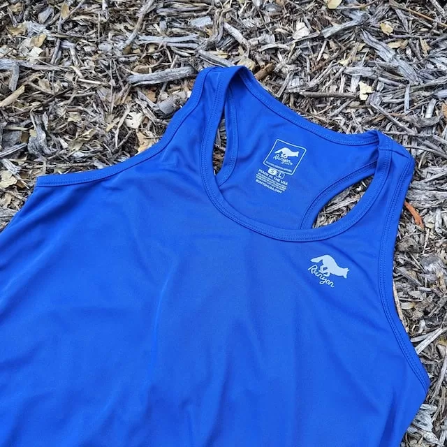 Runyon Men's Royal Blue Racerback Fitness Tank Top - Running, Workout, Gym Singlet - Made In The USA