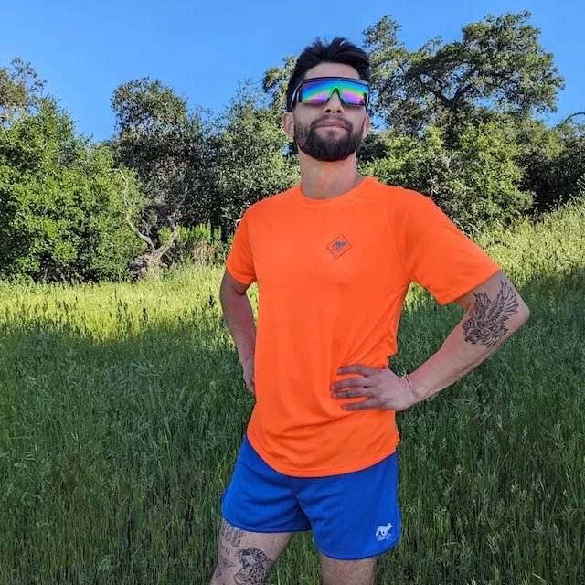 Runyon Royal Blue Running Short - Retro Ranger 4" Inch Workout Short American Made In USA