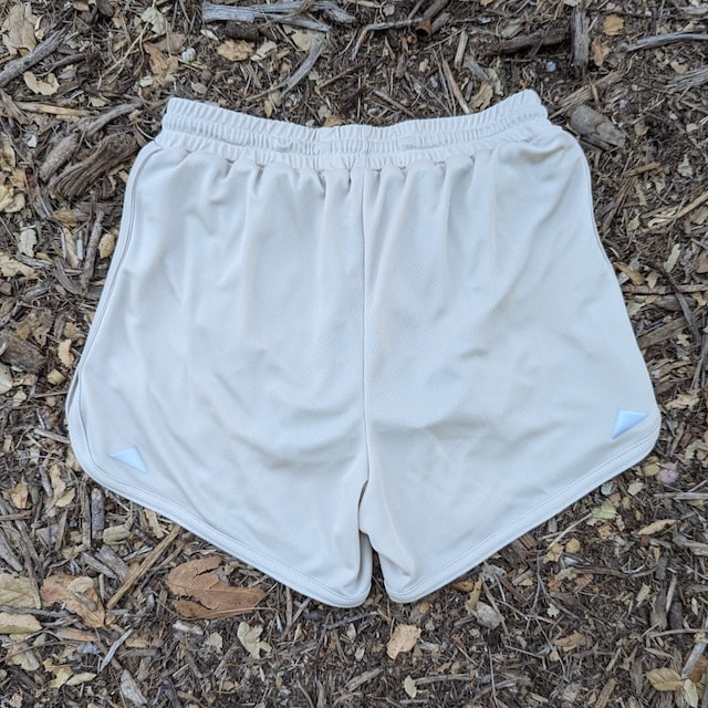 Runyon Sand Khaki Running Short - Retro Ranger 4" Inch Workout Short American Made In USA