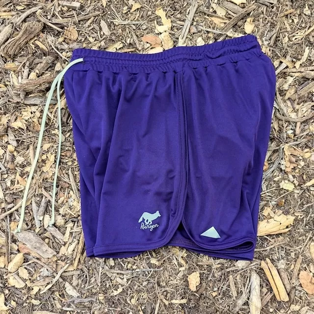 Runyon Purple Running Short - Retro Ranger 4" Inch Workout Short American Made In USA