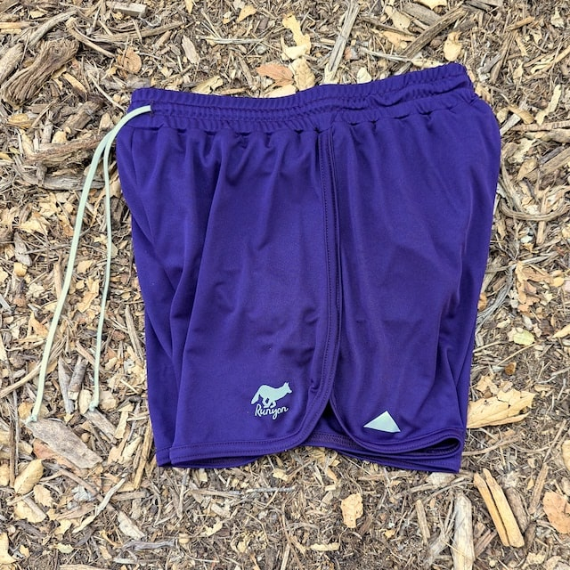 Runyon Purple Running Short - Retro Ranger 4" Inch Workout Short American Made In USA