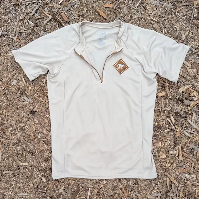 Runyon Mens American Made In USA Classic Cycling Jersey - Khaki Sand