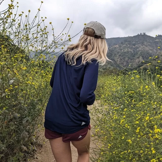 Runyon Unisex Navy Blue Sun Hoodie Shirt Long Sleeve Thumbholes Sun Protection Quick Dry American Made In USA
