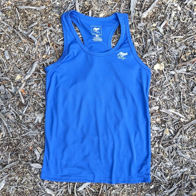 Runyon Women's Royal Blue Racerback Fitness Tank Top - Running, Workout, Gym Singlet - Made In The USA